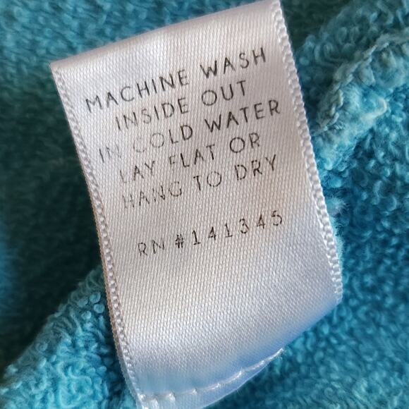 DAYDREAMER tie dye sweatshirt cropped retro boxy pullover rainbow spiral Size L - Picture 6 of 7